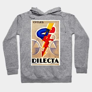 Cycles Dilecta - Vintage French  Advertising Poster Design Hoodie